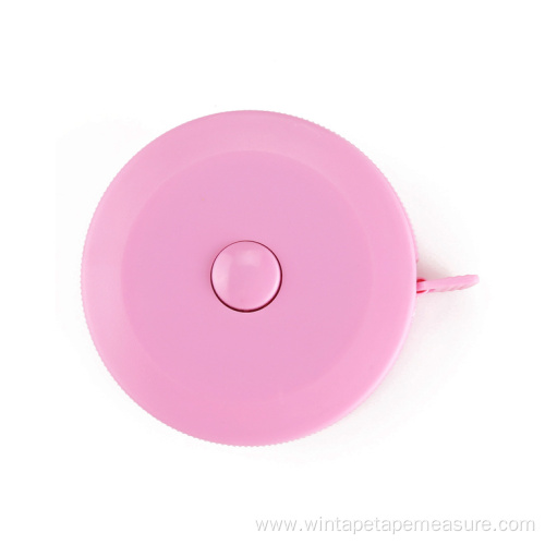 Pink Retractable Sewing Promotion Tape Measure